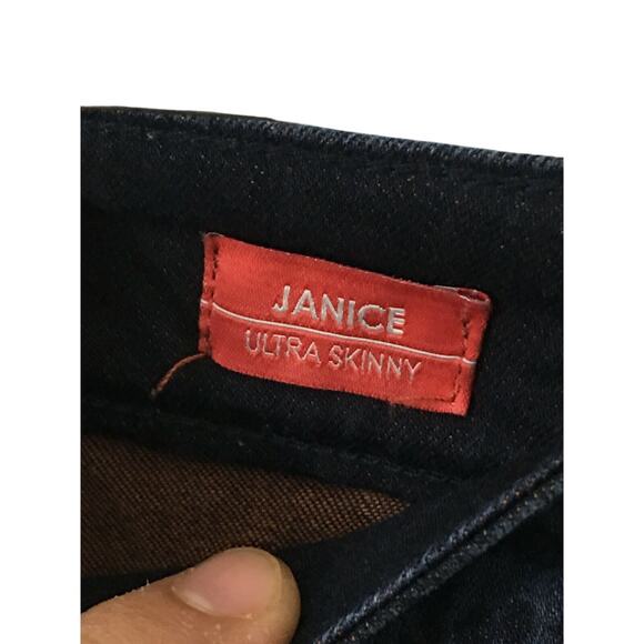 Level 99 Jeans Janice Ultra Skinny Snake Animal Skin Print Stretch Womens 25 - Picture 4 of 7